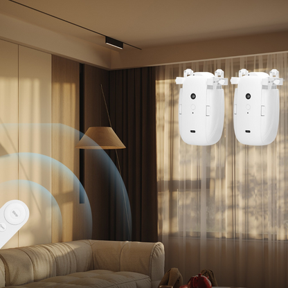 Motorized Remote Control Curtain Opener for Home Office