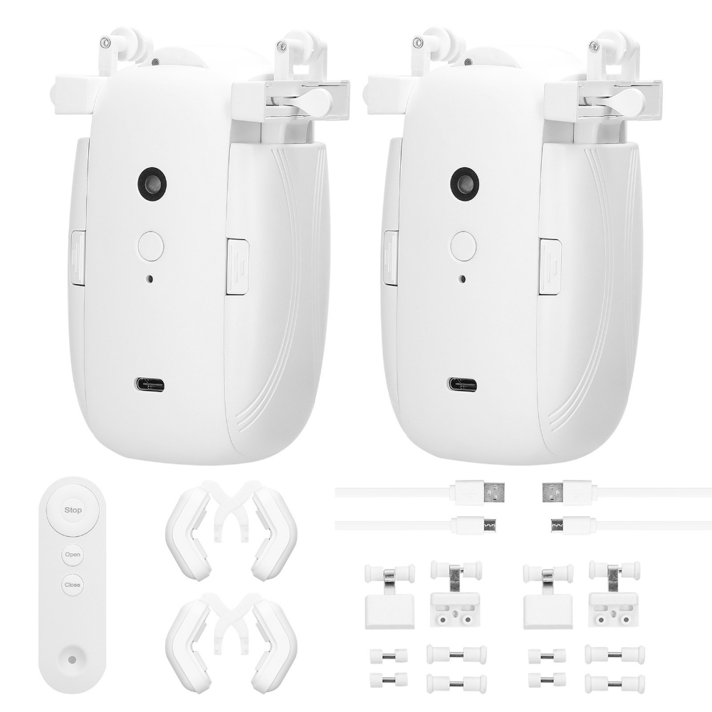 Motorized Remote Control Curtain Opener for Home Office