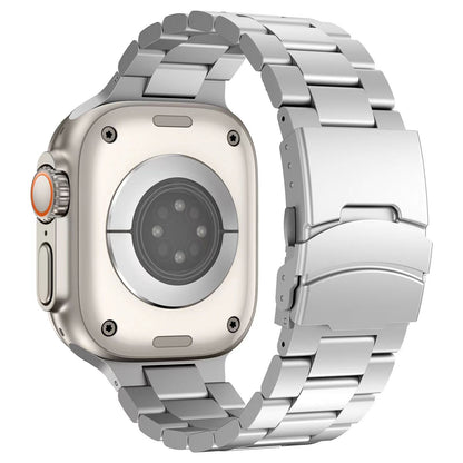 Durable Metal Strap Secure Lock for Apple Watch