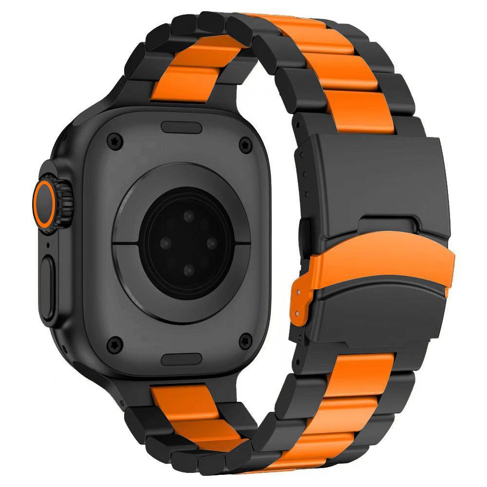 Durable Metal Strap Secure Lock for Apple Watch - Luxicro