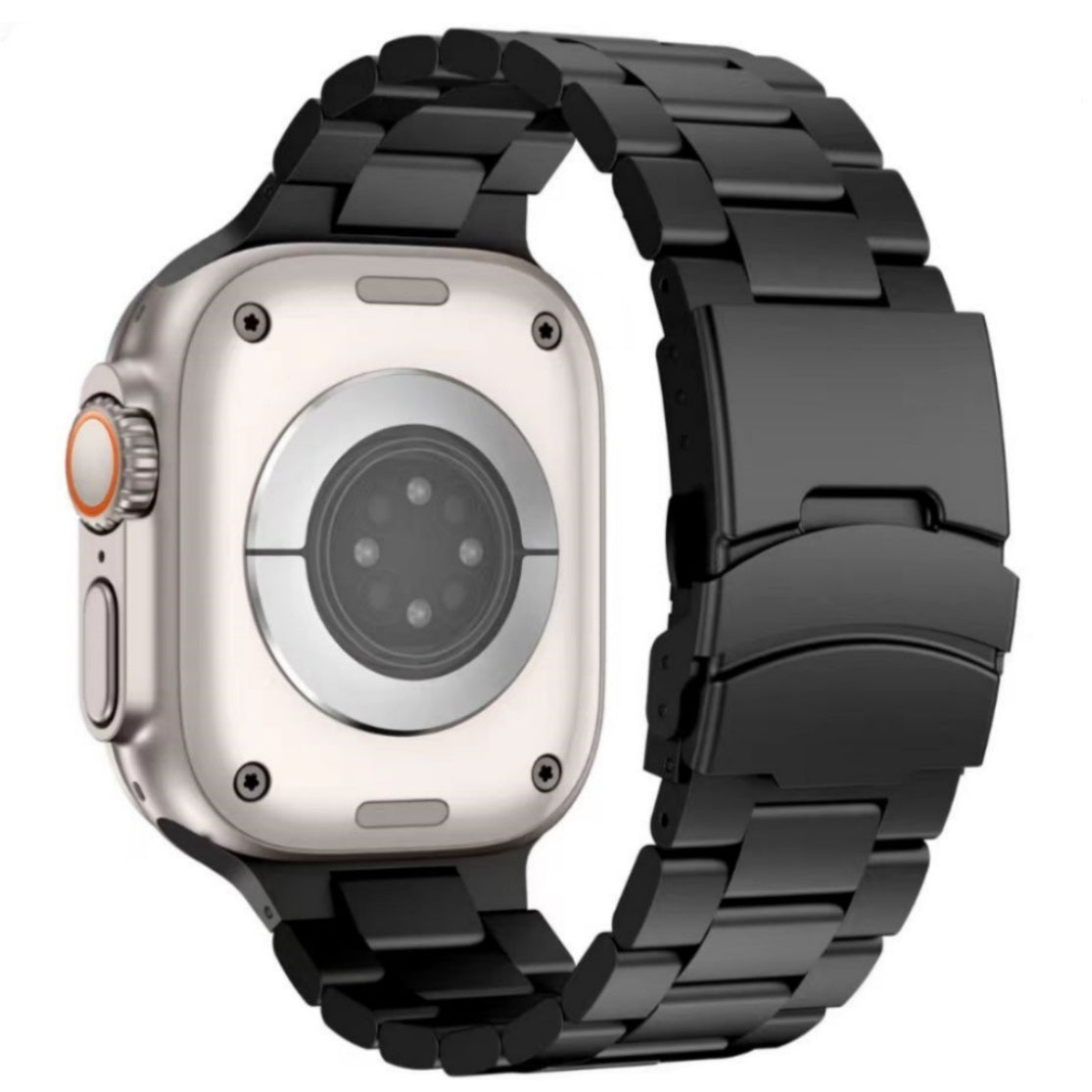 Durable Metal Strap Secure Lock for Apple Watch