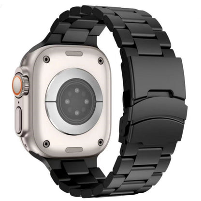 Durable Metal Strap Secure Lock for Apple Watch