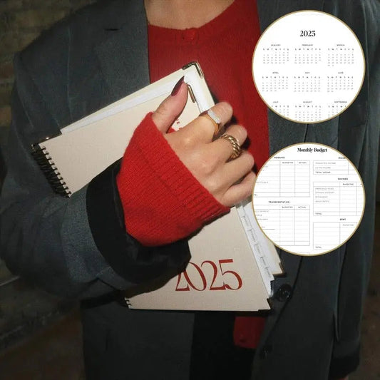 Daily Planner with Complete Organization System - Luxicro