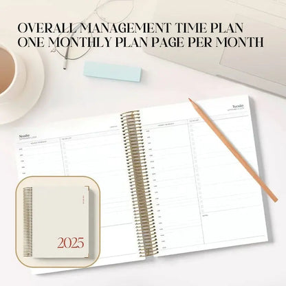 2025 Daily Planner Calendar Organizer Book