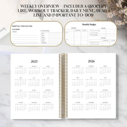 2025 Daily Planner Calendar Organizer Book