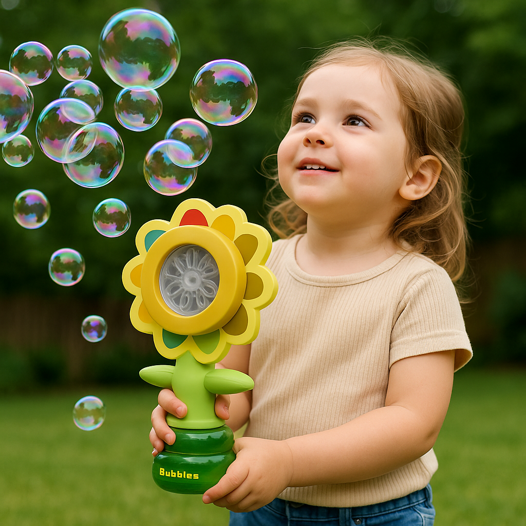Bright Colorful Kids Play Flower Toy - Luxicro