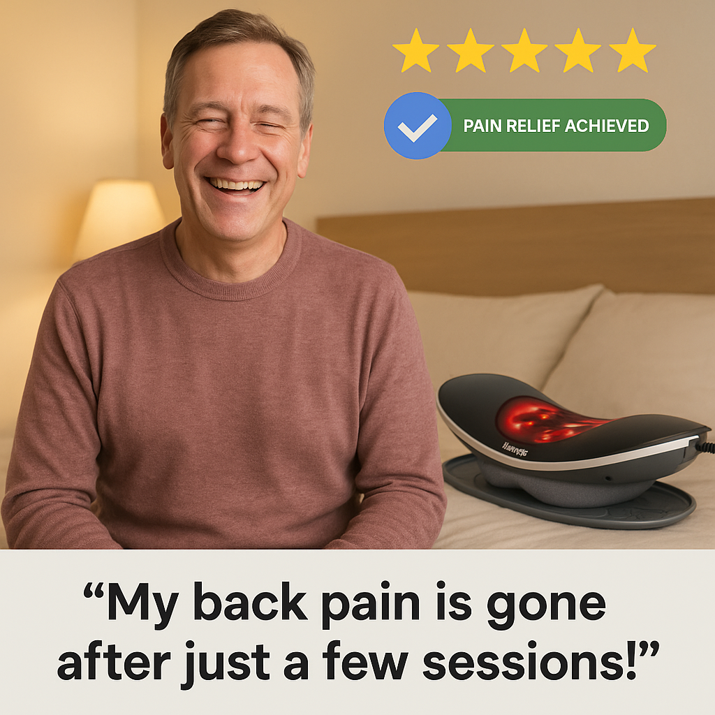 Home Back Pain Relief Lumbar Support Device