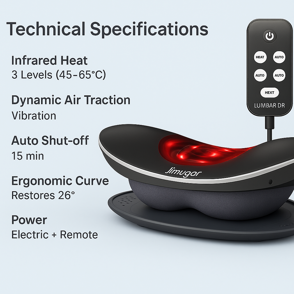 Home Back Pain Relief Lumbar Support Device