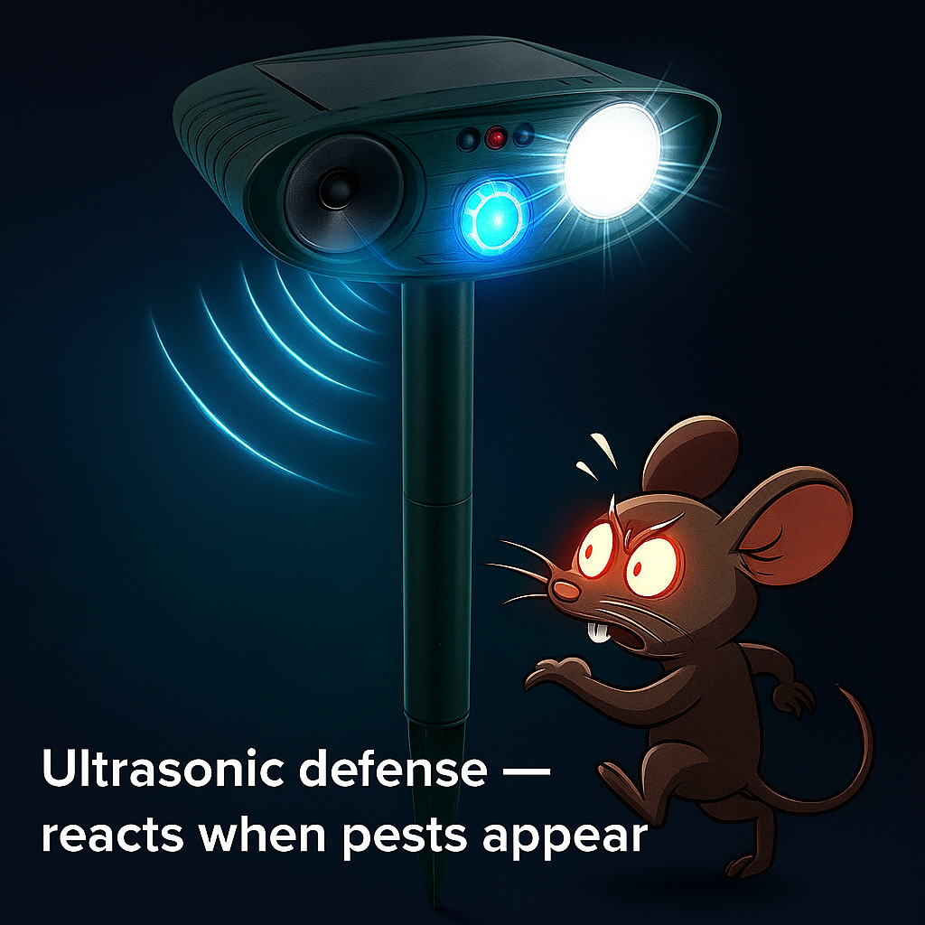 Effective Solar Mouse Repellent for Yard and Garden