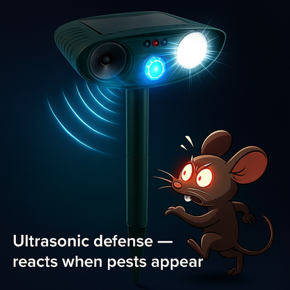 Effective Solar Mouse Repellent for Yard and Garden
