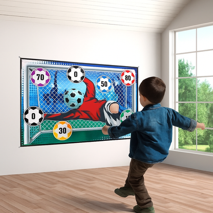 Durable Football Target Practice Wall for Home - Luxicro