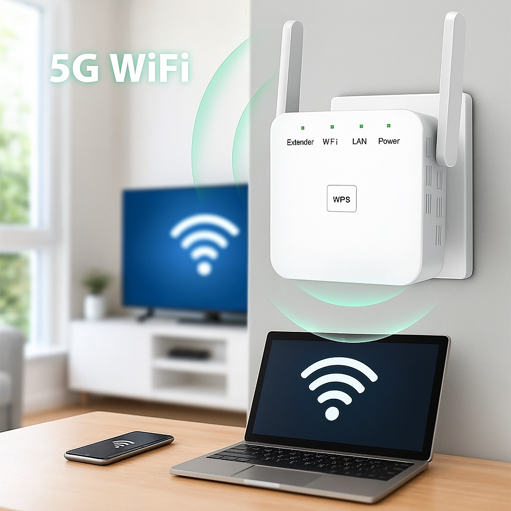 Fast 5G WiFi Signal Amplifier for Better Internet Range