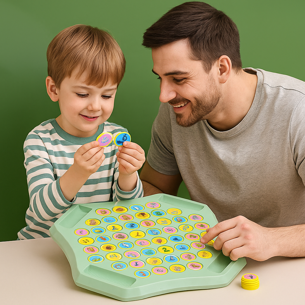 Fun Animal Coin Flip Memory Game - Luxicro