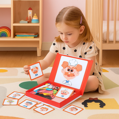 Fun Kids Face Emotion Learning Puzzle - Luxicro