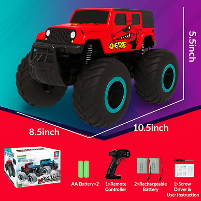Big RC 4x4 Offroad Monster Truck Waterproof Stunt Car