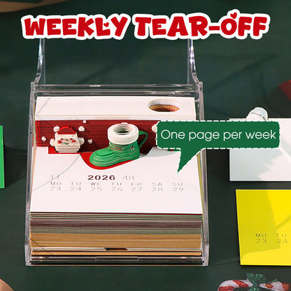 Colorful Office Tabletop Calendar Light