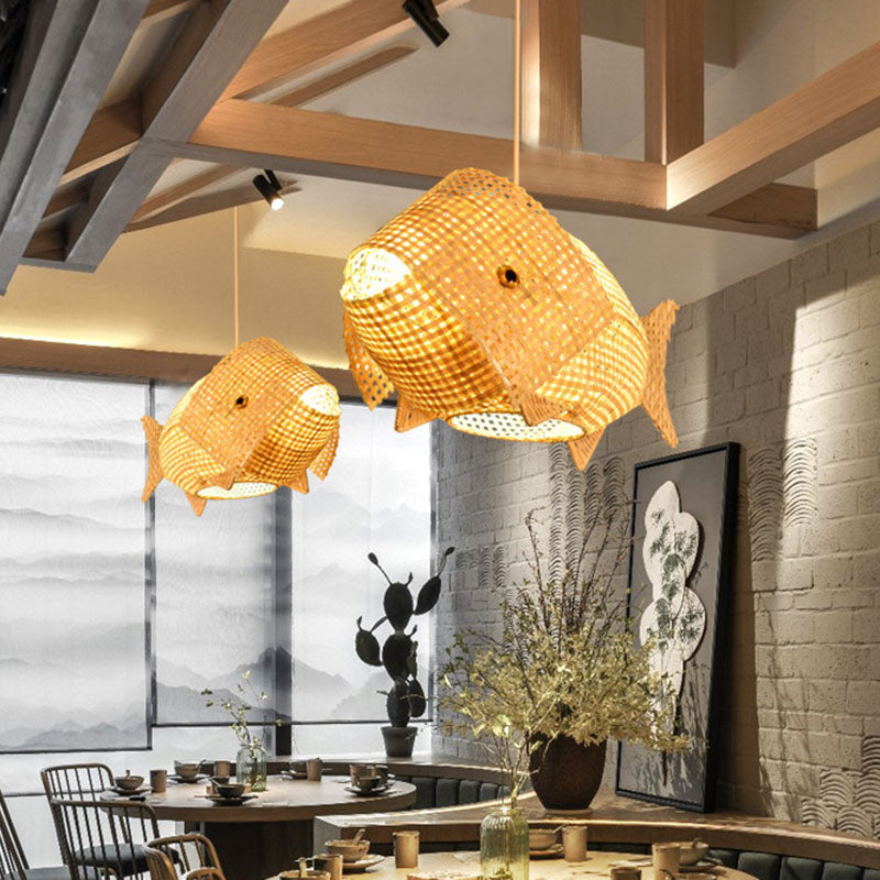 Rustic Wooden Hanging Lantern Light
