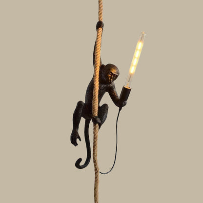 Fun Monkey Hanging Light