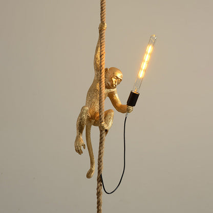 Fun Monkey Hanging Light