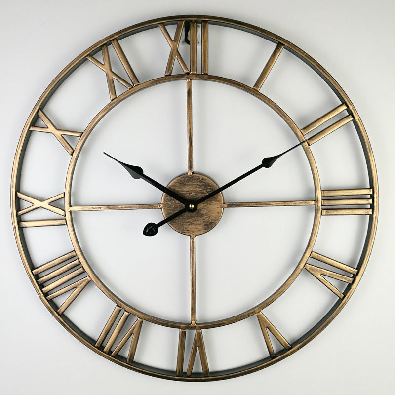 Classic Vintage Metal Wall Clock - Luxicro