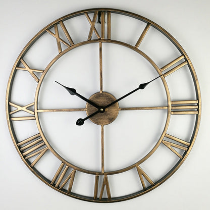 Classic Vintage Metal Wall Clock - Luxicro