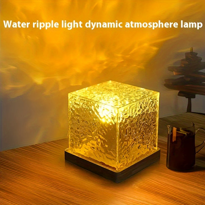 Colorful Ripple Effect Table Lamp in Unique Shapes