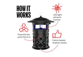 Outdoor Bug and Mosquito Catcher | Electric Pest Control Trap