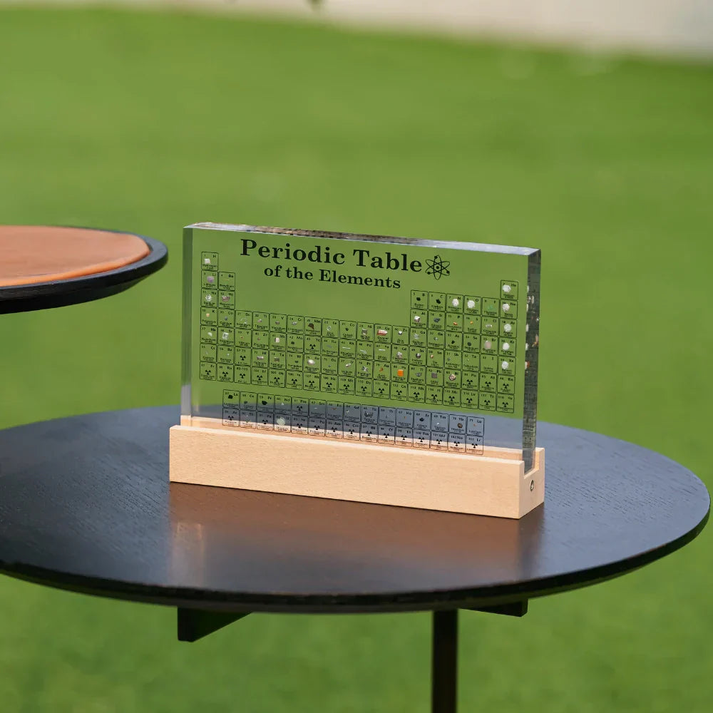 Educational Chemistry Table Poster