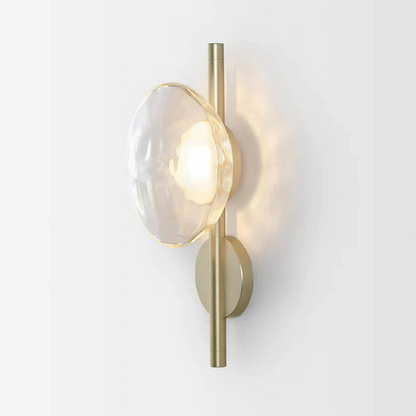 Stylish Clear Glass Wall Lamp
