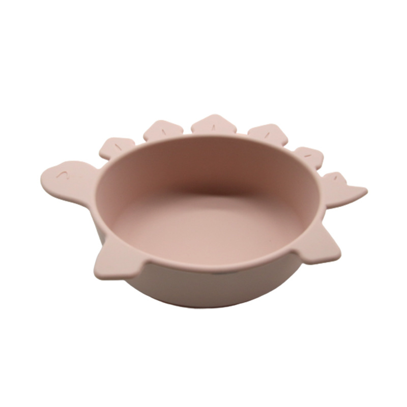 Cute Kids Dino Bowl with Grip Bottom
