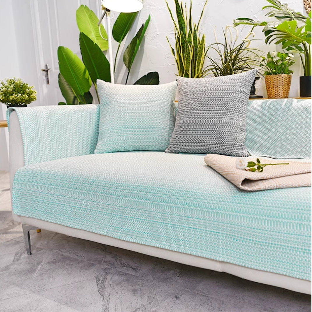 Soft Breathable Fabric Sofa Slipcover Couch Protector