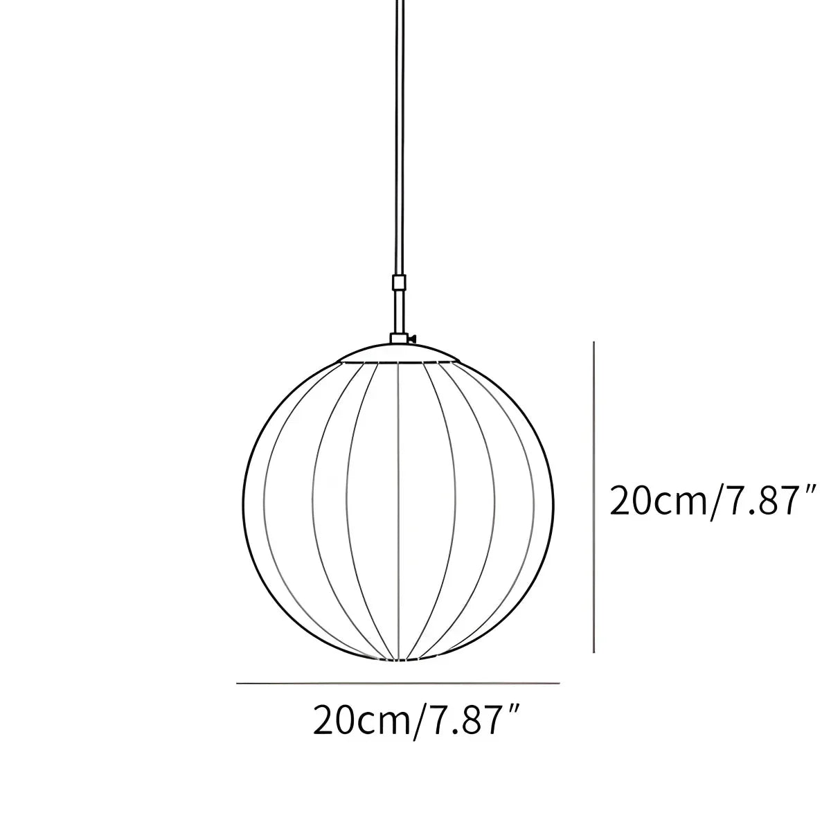 Stylish Aqua Blue Glass Globe Pendant Lighting