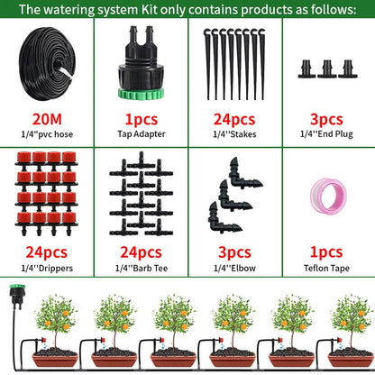Easy Home Watering System Drip Irrigation Kit