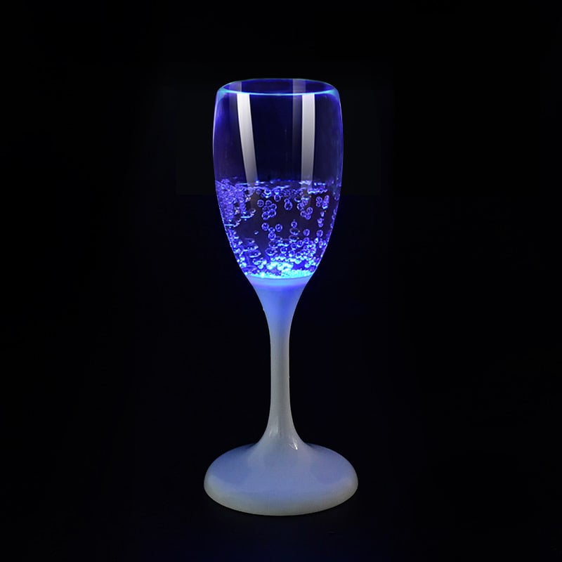 Vibrant LED Glow Wine Glasses
