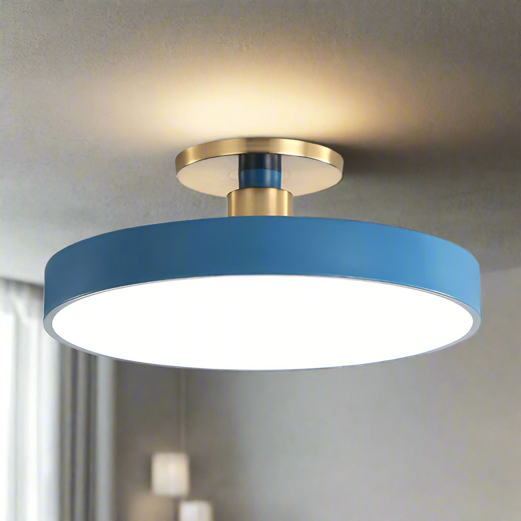 Simple Round LED Ceiling Light Contemporary Style - Luxicro