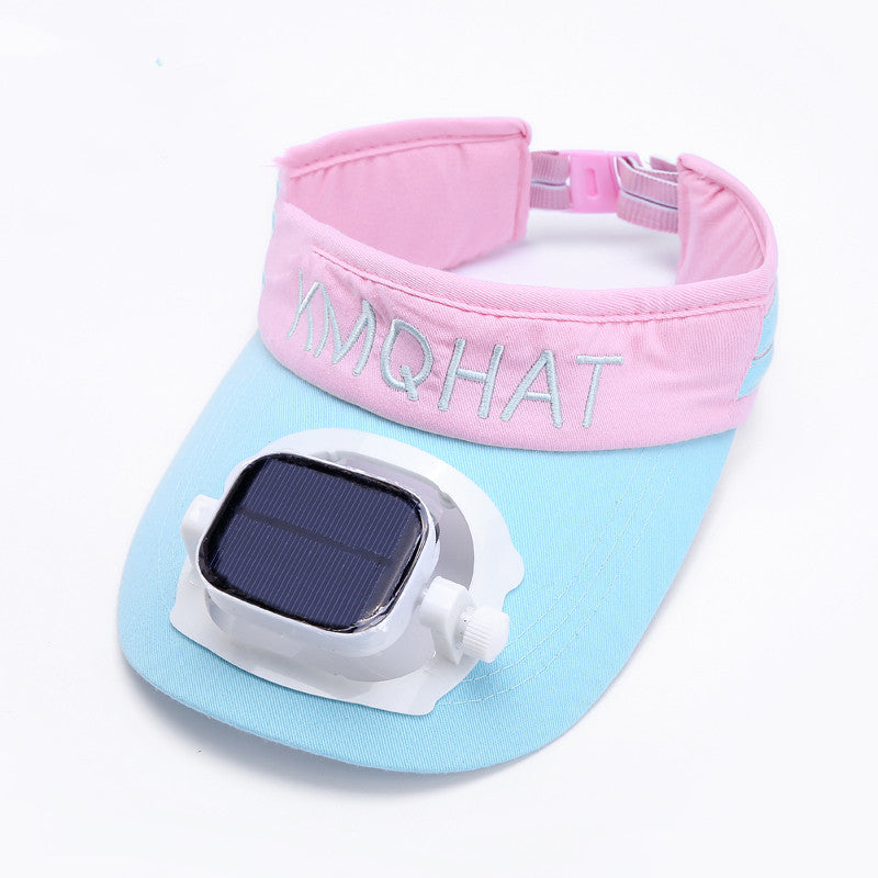 Breathable Summer Sun Hat with Portable Fan