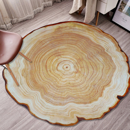 Vibrant 3D Tree Design Non-Slip Area Rug