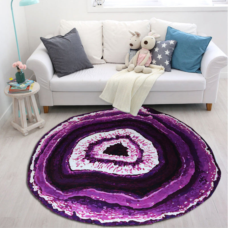 Vibrant 3D Tree Design Non-Slip Area Rug