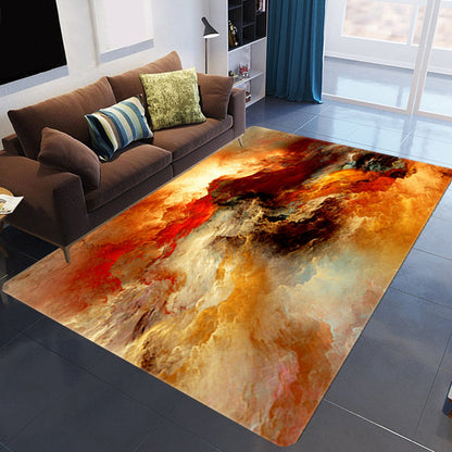 Colorful 3D Cloud Area Rug, Soft and Stain Resistant
