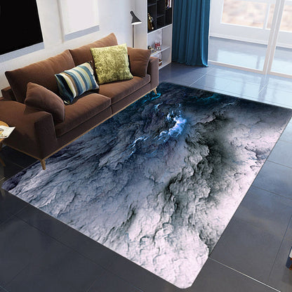 Colorful 3D Cloud Area Rug, Soft and Stain Resistant