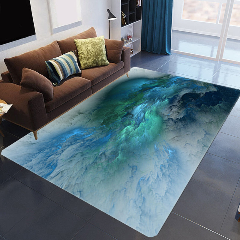 Colorful 3D Cloud Area Rug, Soft and Stain Resistant