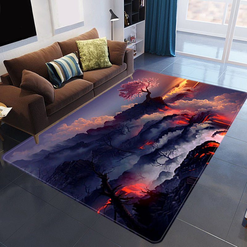 Colorful 3D Cloud Area Rug, Soft and Stain Resistant