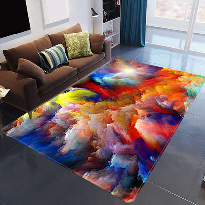 Colorful 3D Cloud Area Rug, Soft and Stain Resistant