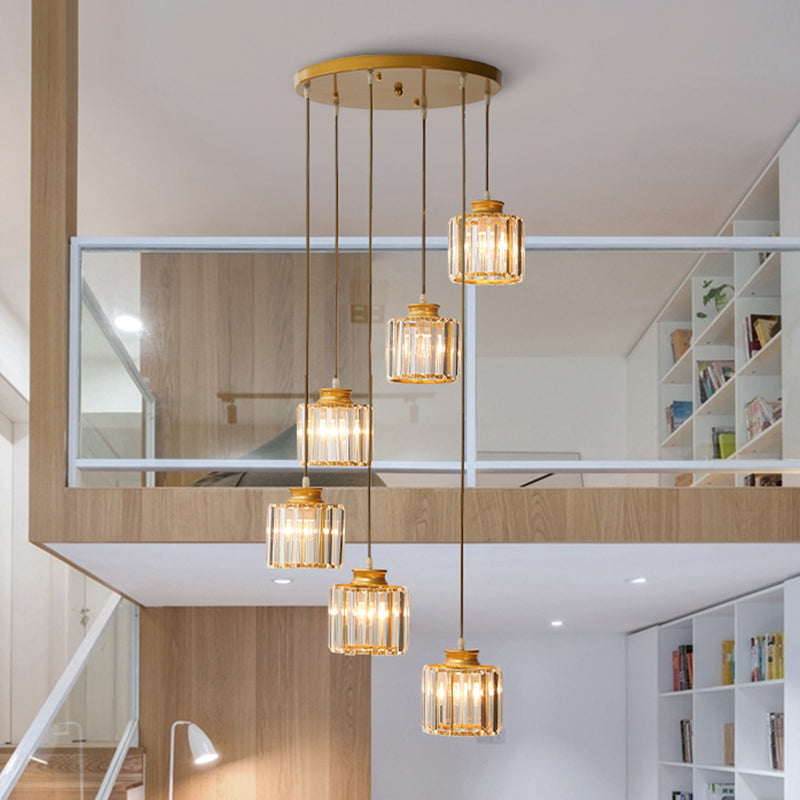 Sleek Metal Hanging Light