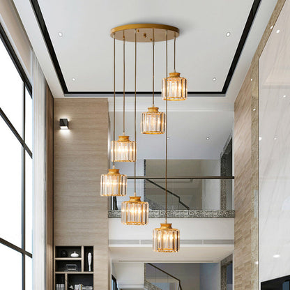 Sleek Metal Hanging Light - Luxicro