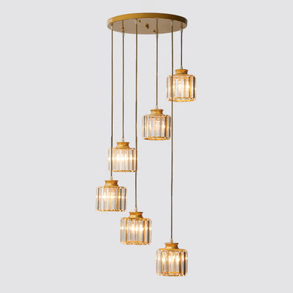 Sleek Metal Hanging Light