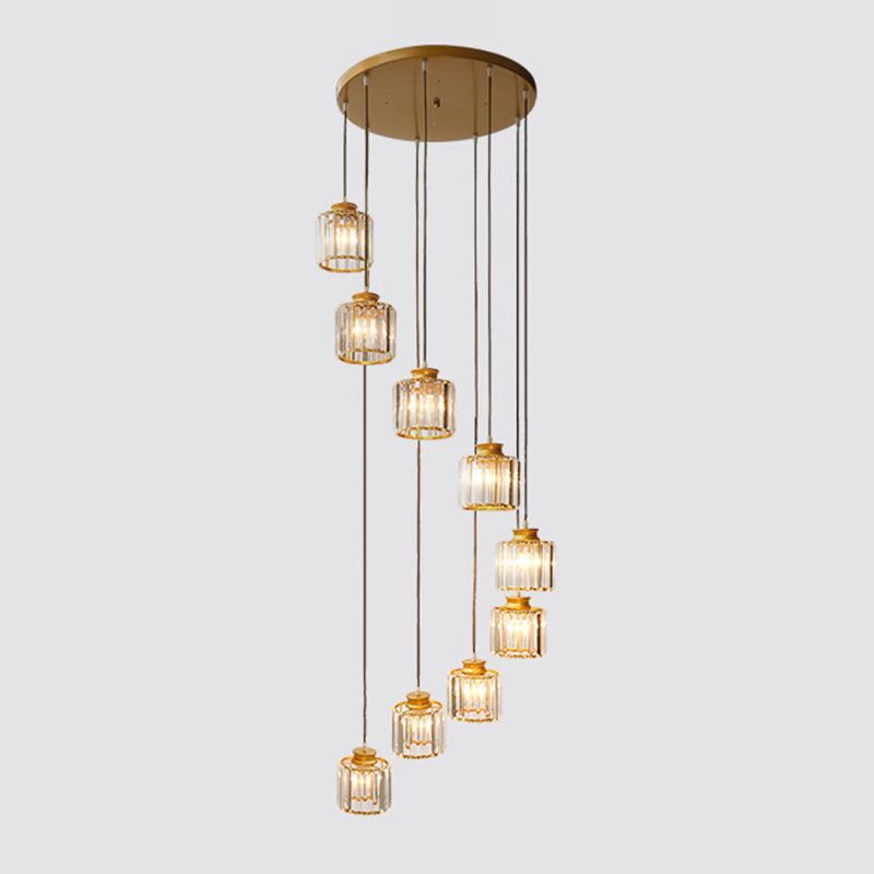 Sleek Metal Hanging Light