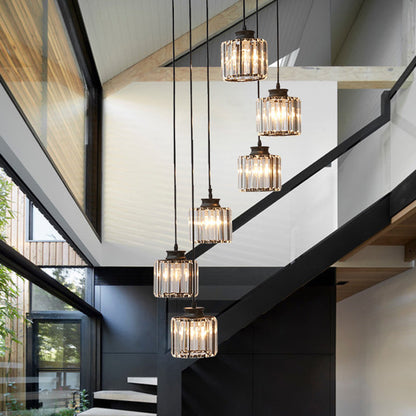 Sleek Metal Hanging Light
