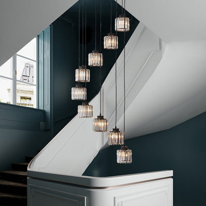 Sleek Metal Hanging Light