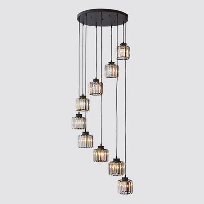 Sleek Metal Hanging Light